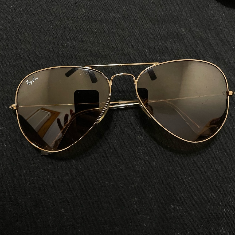 Brown/Gold Ray Bans